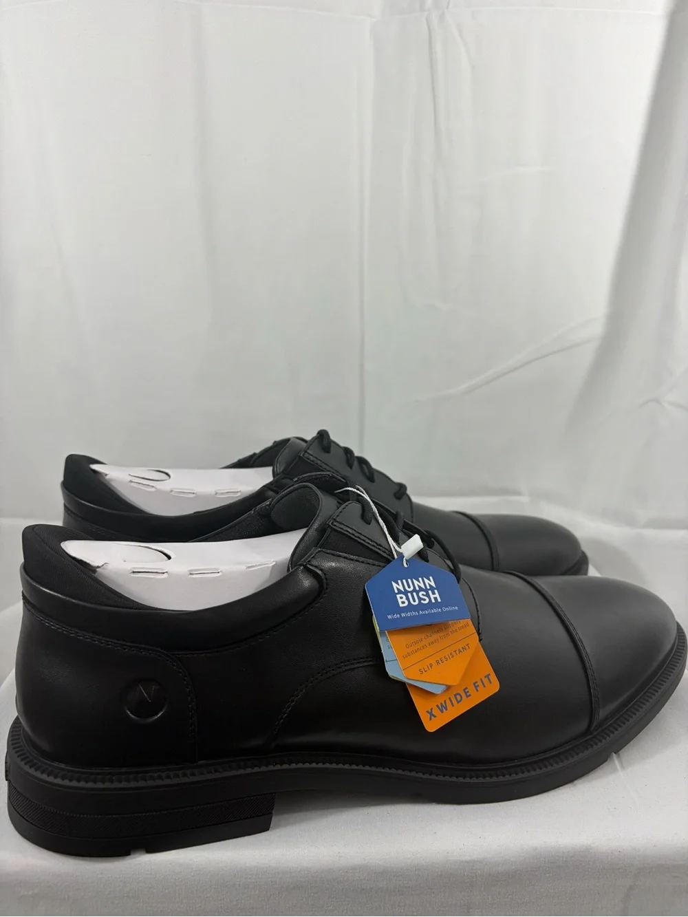 NWT Nunn Bush Men's Size 13XW Black Dress Shoes